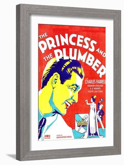 THE PRINCESS AND THE PLUMBER-null-Framed Premium Giclee Print