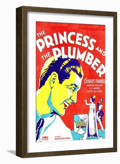 THE PRINCESS AND THE PLUMBER-null-Framed Premium Giclee Print