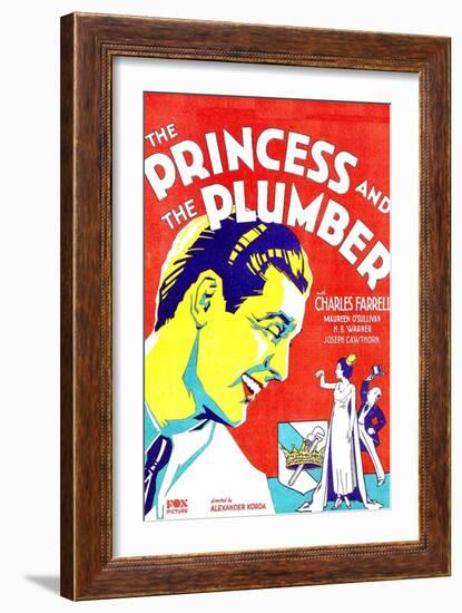 THE PRINCESS AND THE PLUMBER-null-Framed Premium Giclee Print