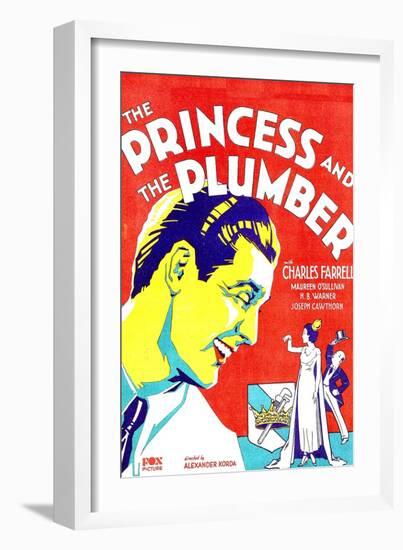 THE PRINCESS AND THE PLUMBER-null-Framed Premium Giclee Print