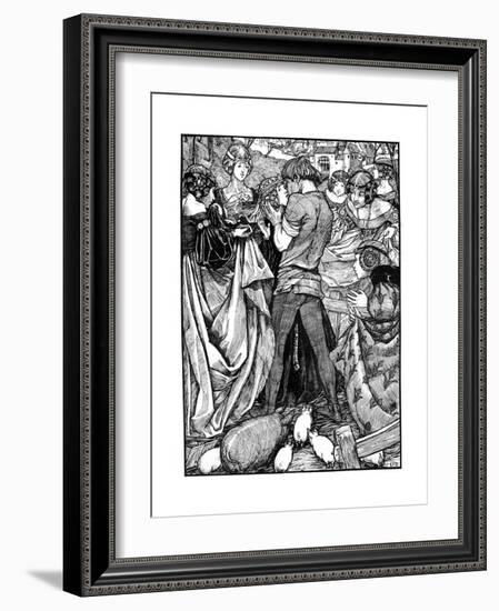 The Princess and the Swineherd, 1898-Eleanor Fortescue-Brickdale-Framed Giclee Print