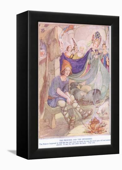 The Princess and the Swineherd-Anne Anderson-Framed Premier Image Canvas