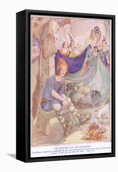 The Princess and the Swineherd-Anne Anderson-Framed Premier Image Canvas