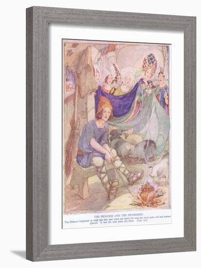 The Princess and the Swineherd-Anne Anderson-Framed Giclee Print