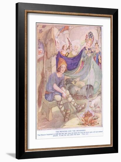 The Princess and the Swineherd-Anne Anderson-Framed Giclee Print