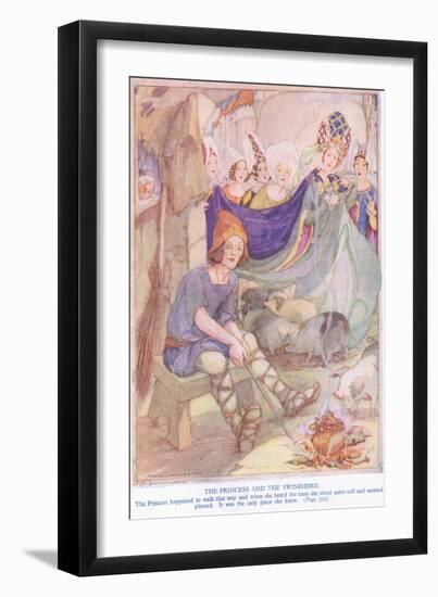 The Princess and the Swineherd-Anne Anderson-Framed Giclee Print