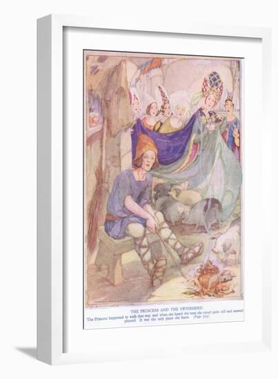 The Princess and the Swineherd-Anne Anderson-Framed Giclee Print