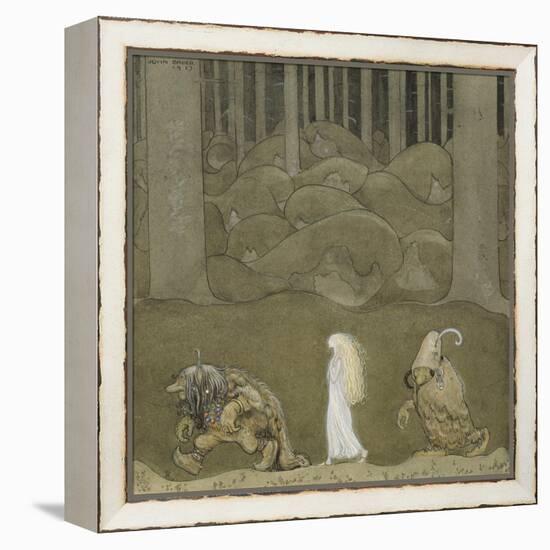 The Princess and the Trolls, 1913-John Bauer-Framed Premier Image Canvas