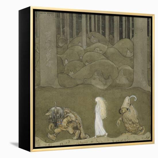 The Princess and the Trolls, 1913-John Bauer-Framed Premier Image Canvas
