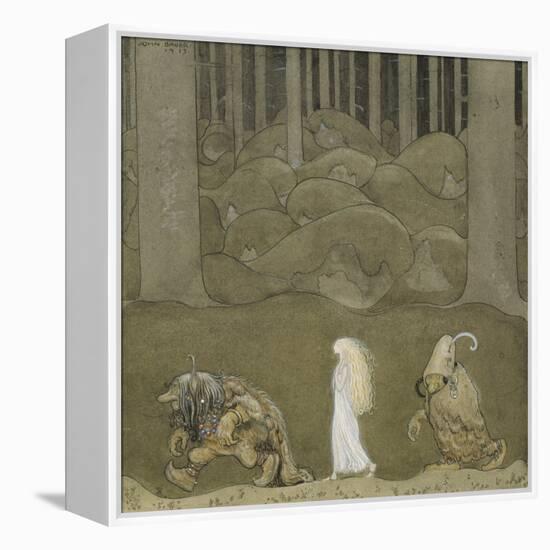 The Princess and the Trolls, 1913-John Bauer-Framed Premier Image Canvas