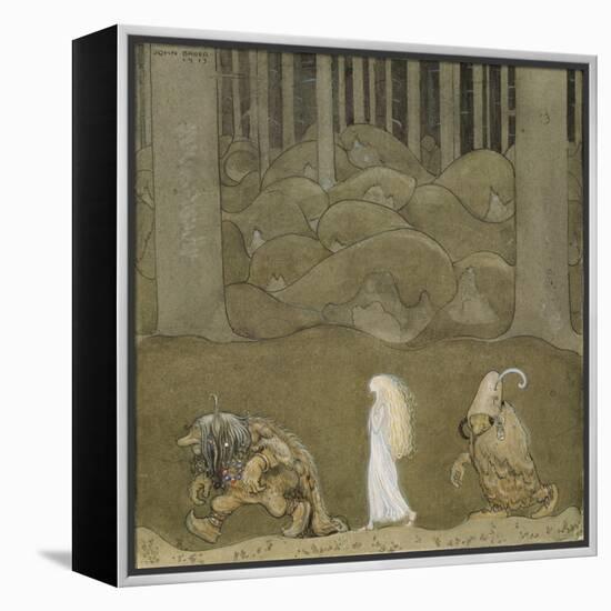 The Princess and the Trolls-John Bauer-Framed Premier Image Canvas