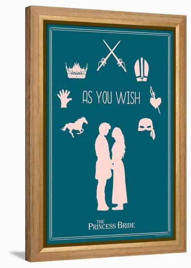 The Princess Bride - As You Wish-null-Framed Stretched Canvas