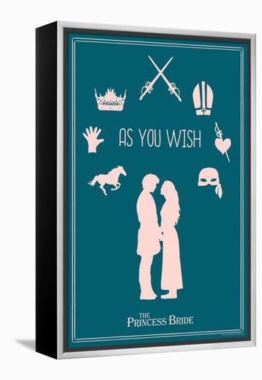 The Princess Bride - As You Wish-null-Framed Stretched Canvas