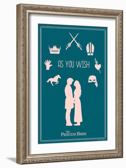 The Princess Bride - As You Wish-null-Framed Premium Giclee Print