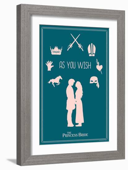 The Princess Bride - As You Wish-null-Framed Premium Giclee Print