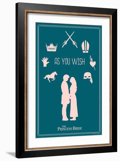 The Princess Bride - As You Wish-null-Framed Premium Giclee Print