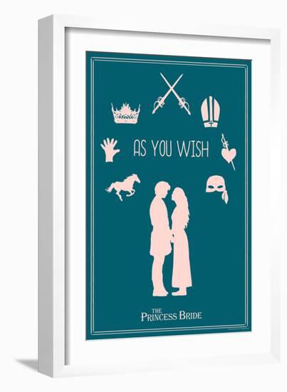 The Princess Bride - As You Wish-null-Framed Premium Giclee Print