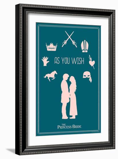 The Princess Bride - As You Wish-null-Framed Premium Giclee Print