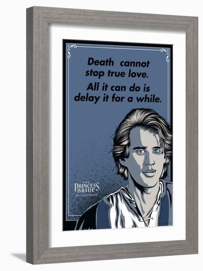 The Princess Bride - Death Cannot Stop True Love (Westley)-null-Framed Art Print