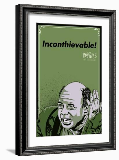 The Princess Bride - Inconthievable! (Vizzini)-null-Framed Premium Giclee Print