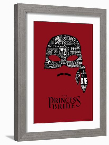 The Princess Bride Mask-null-Framed Art Print