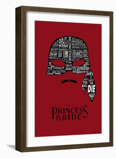 The Princess Bride Mask-null-Framed Art Print