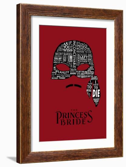 The Princess Bride Mask-null-Framed Art Print