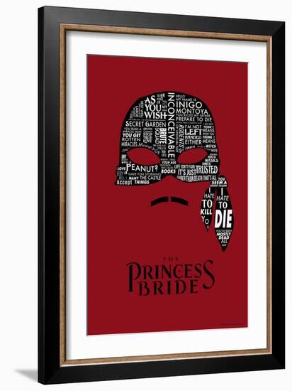 The Princess Bride Mask-null-Framed Art Print