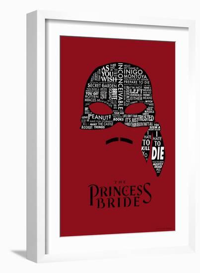 The Princess Bride Mask-null-Framed Art Print