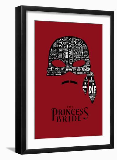 The Princess Bride Mask-null-Framed Premium Giclee Print