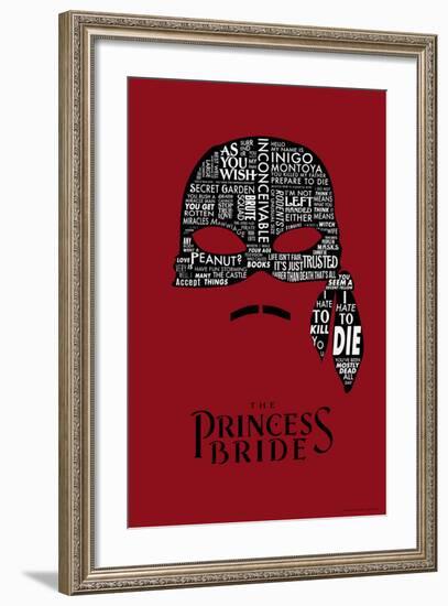 The Princess Bride Mask-null-Framed Art Print