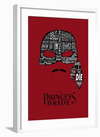 The Princess Bride Mask-null-Framed Art Print