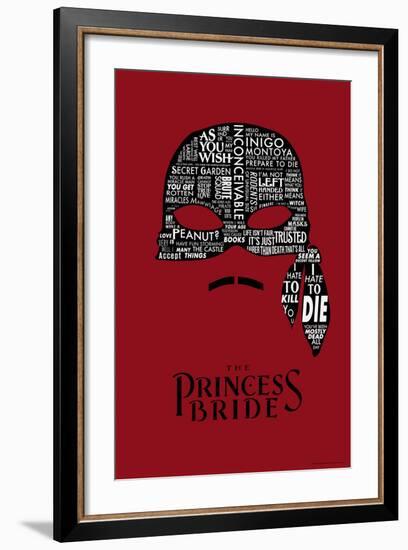 The Princess Bride Mask-null-Framed Art Print