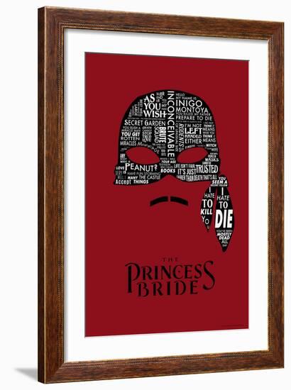 The Princess Bride Mask-null-Framed Art Print