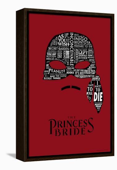 The Princess Bride Mask-null-Framed Stretched Canvas