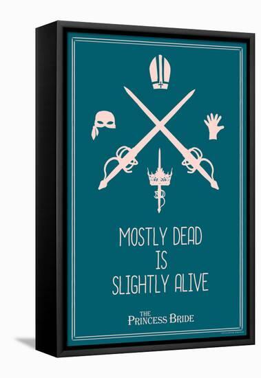 The Princess Bride - Mostly Dead Is Slightly Alive-null-Framed Stretched Canvas