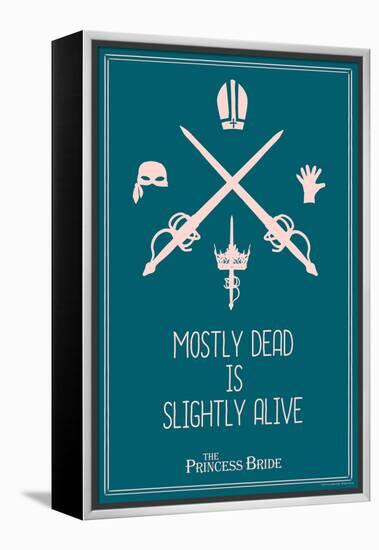 The Princess Bride - Mostly Dead Is Slightly Alive-null-Framed Stretched Canvas