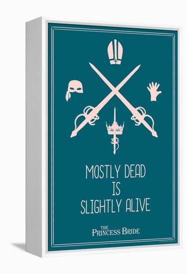 The Princess Bride - Mostly Dead Is Slightly Alive-null-Framed Stretched Canvas