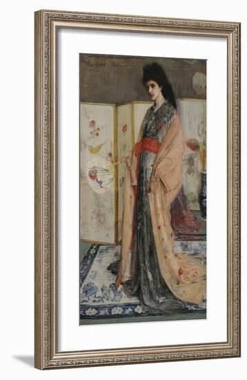 The Princess from the Land of Porcelain-James McNeill Whistler-Framed Premium Giclee Print