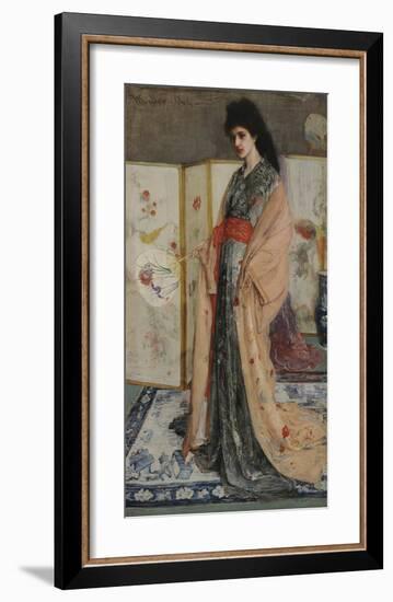 The Princess from the Land of Porcelain-James McNeill Whistler-Framed Premium Giclee Print