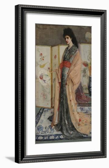 The Princess from the Land of Porcelain-James McNeill Whistler-Framed Premium Giclee Print