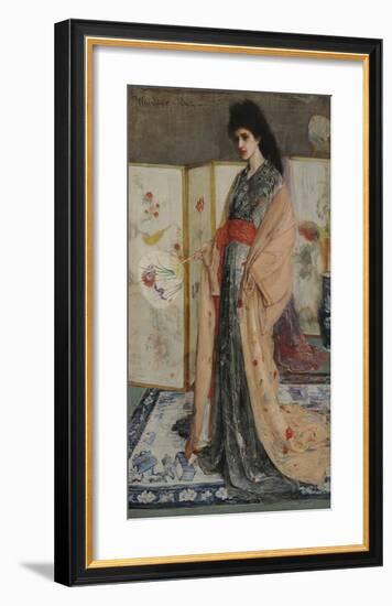 The Princess from the Land of Porcelain-James McNeill Whistler-Framed Premium Giclee Print