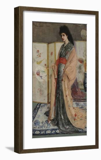 The Princess from the Land of Porcelain-James McNeill Whistler-Framed Premium Giclee Print