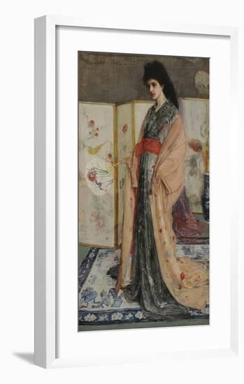 The Princess from the Land of Porcelain-James McNeill Whistler-Framed Premium Giclee Print
