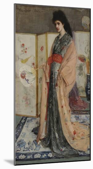 The Princess from the Land of Porcelain-James McNeill Whistler-Mounted Premium Giclee Print