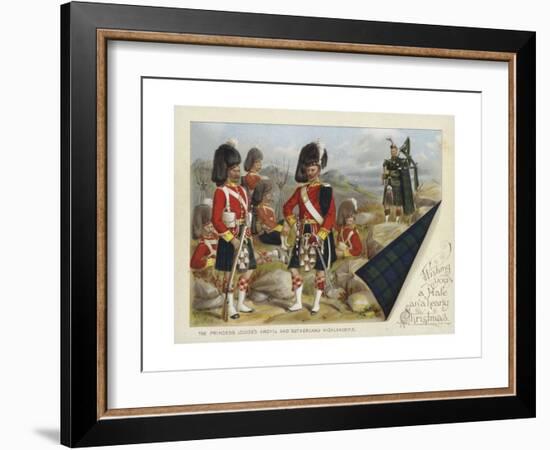The Princess Louise's Argyll and Sutherland Highlanders-Richard Simkin-Framed Giclee Print