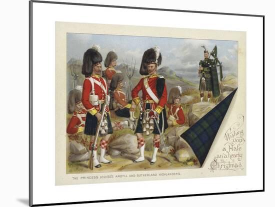 The Princess Louise's Argyll and Sutherland Highlanders-Richard Simkin-Mounted Giclee Print
