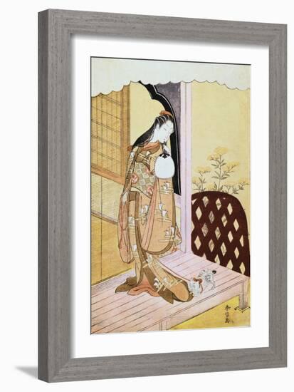 The Princess Nyosan, 1765-Suzuki Harunobu-Framed Giclee Print