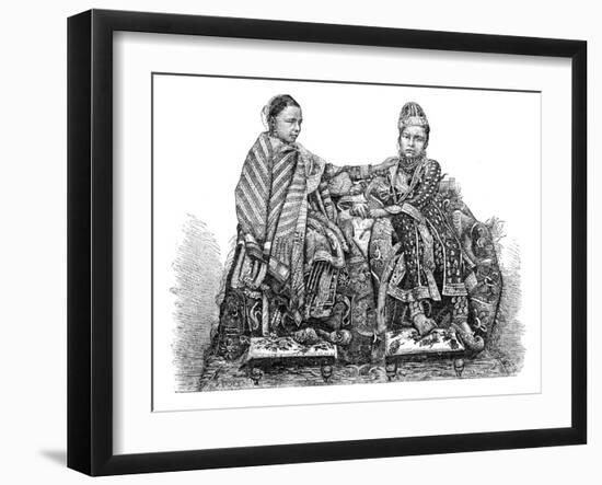 The Princess of Bhopal, India, 1895-Charles Barbant-Framed Giclee Print