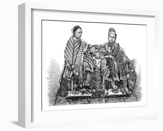 The Princess of Bhopal, India, 1895-Charles Barbant-Framed Giclee Print